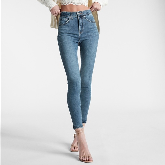 Express Denim - Express Super Soft High Rise Denim Jegging Plus Size S18R